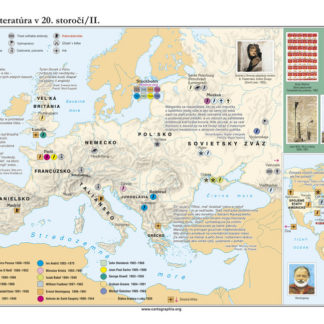 Svetová literatúra v 20. storočí / II. 120x160cm