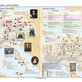 Život a tvorba J.W. Goetheho 120x160cm