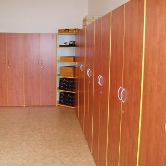 Laboratórna skriňa na učebné pomôcky bez skla