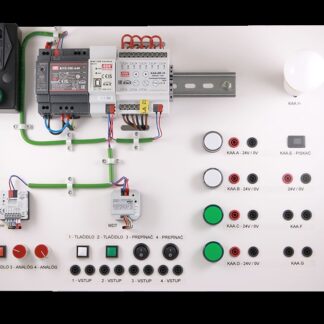 Výučbový panel inteligentnej inštalácie KNX